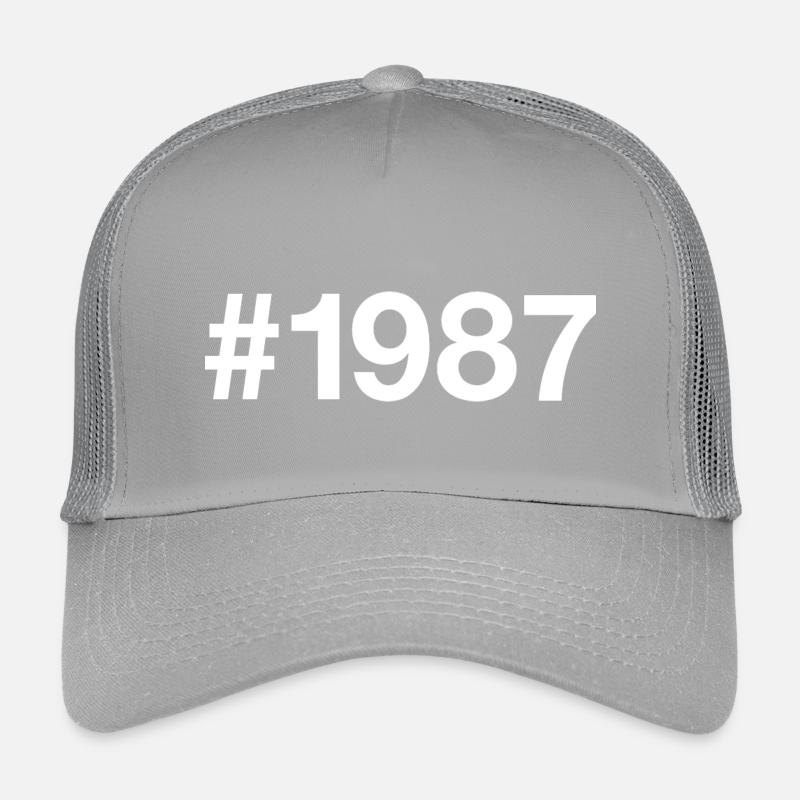 Né en 1987, anniversaire de 39 ans rétro Casquette trucker enfant