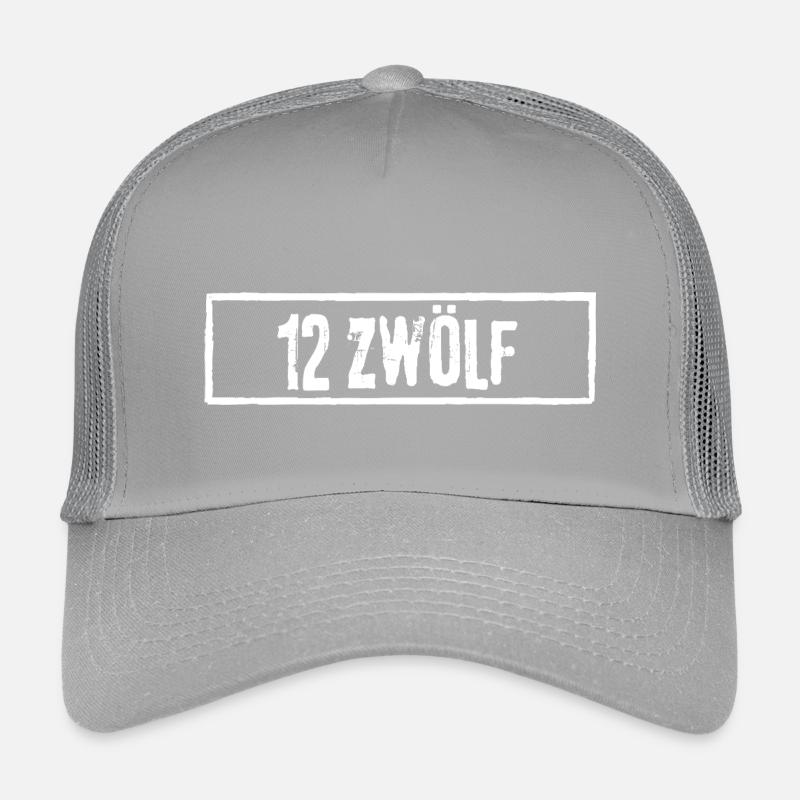 12 Zwolf  Geburtstag Rock Grunge Kinder Trucker-Cap