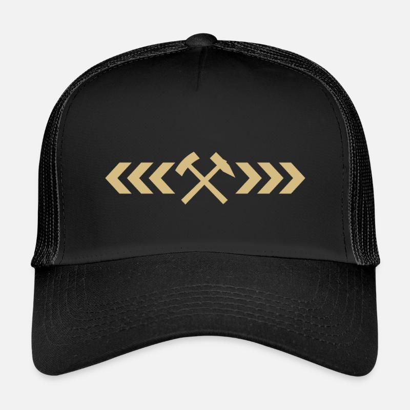 SCHLÄGEL EISEN PFEILE - Kinder Trucker-Cap - Schwarz/Schwarz