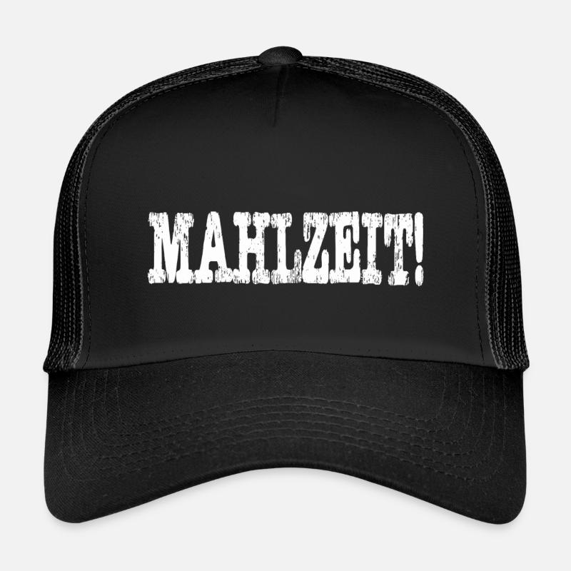 Mahlzeit - Kinder Trucker-Cap - Schwarz/Schwarz