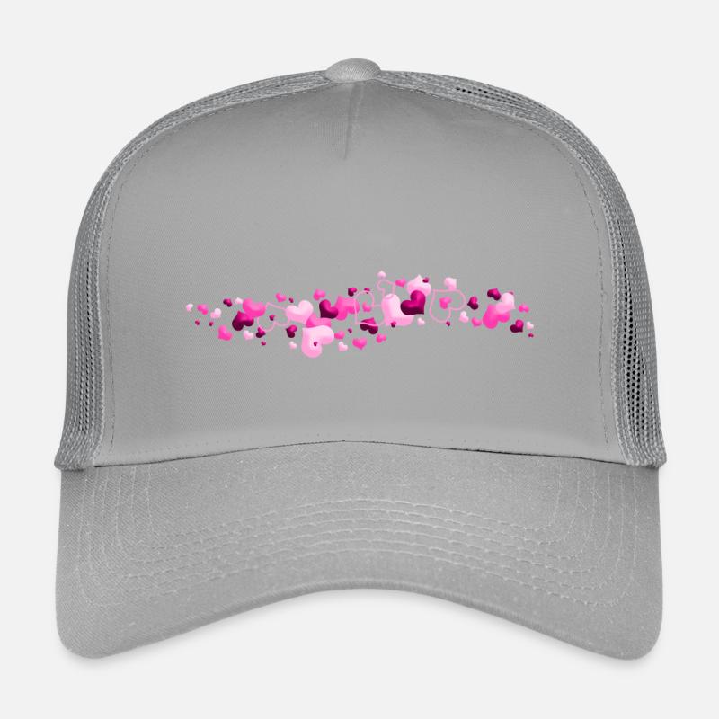 Pink Hearts Love Connection Kids’ Trucker Cap