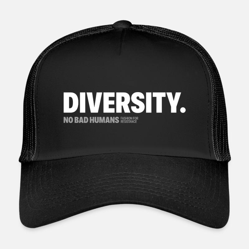 Diversity - Kinder Trucker-Cap - Schwarz/Schwarz