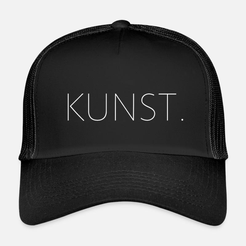 Kunst. - Kinder Trucker-Cap - Schwarz/Schwarz