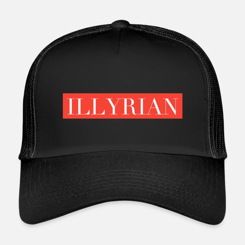 Illyrian - Kinder Trucker-Cap - Schwarz/Schwarz