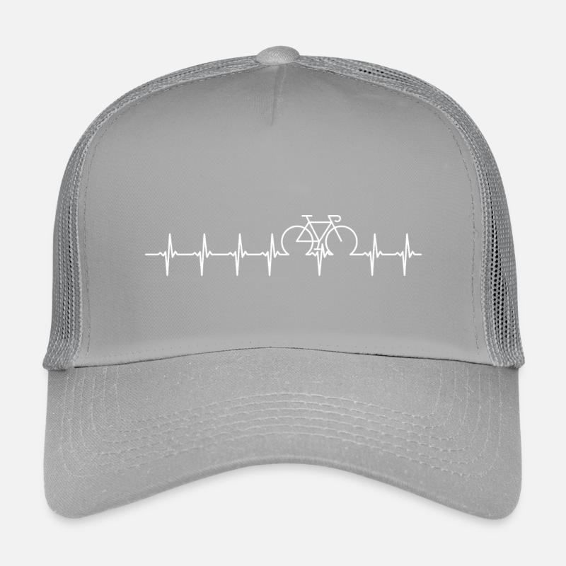 Graphique du rythme cardiaque du pouls de cyclisme Casquette trucker enfant