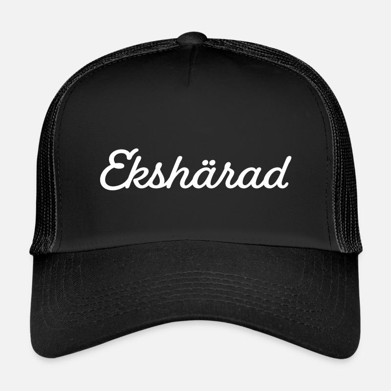 Ekshärad white - Kids’ Trucker Cap - black/black