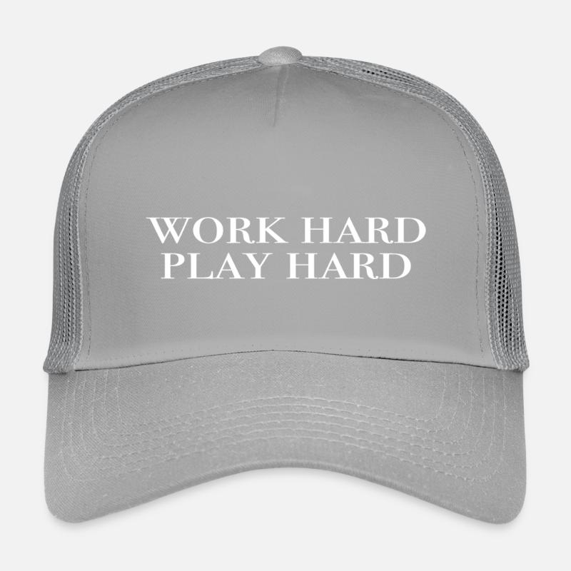 work hard, play hard Kids’ Trucker Cap