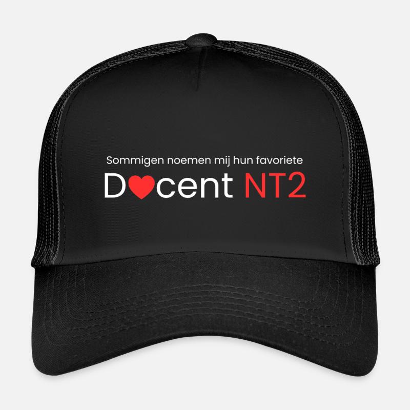 Lieblingslehrer von NT2 - Kinder Trucker-Cap - Schwarz/Schwarz