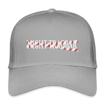 Unwearable – Black Humor Statement Design - Kids’ Trucker Cap - light grey - Front