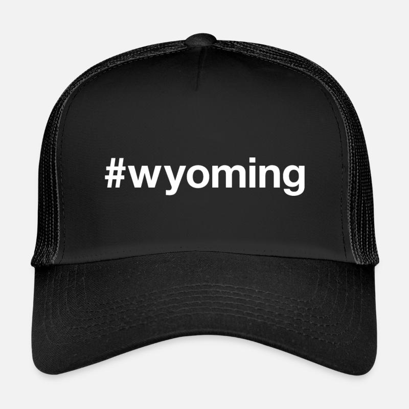 WYOMING State Hashtag Kinder Trucker-Cap