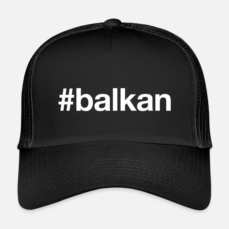 BALKAN Hashtag - Kinder Trucker-Cap - Schwarz/Schwarz