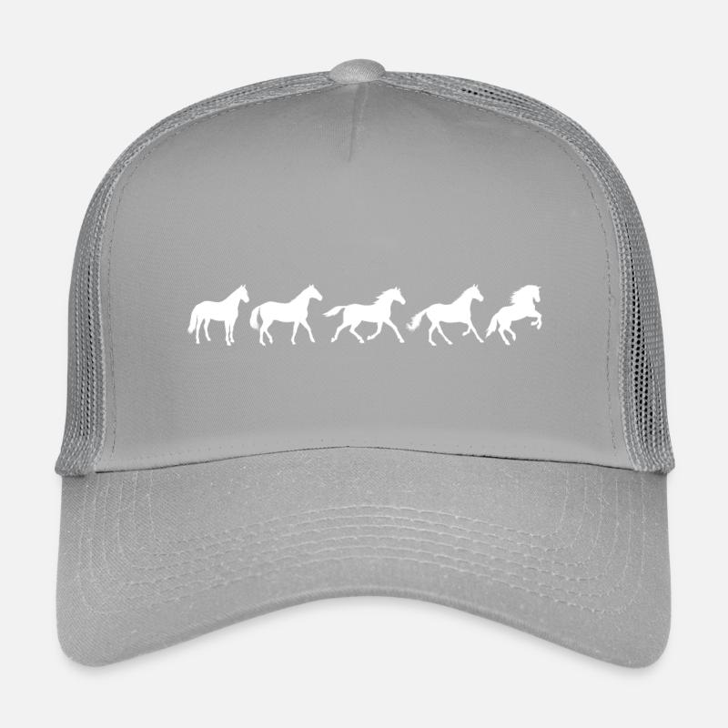 ! Evolution Pferd in Bewegung Kinder Trucker-Cap