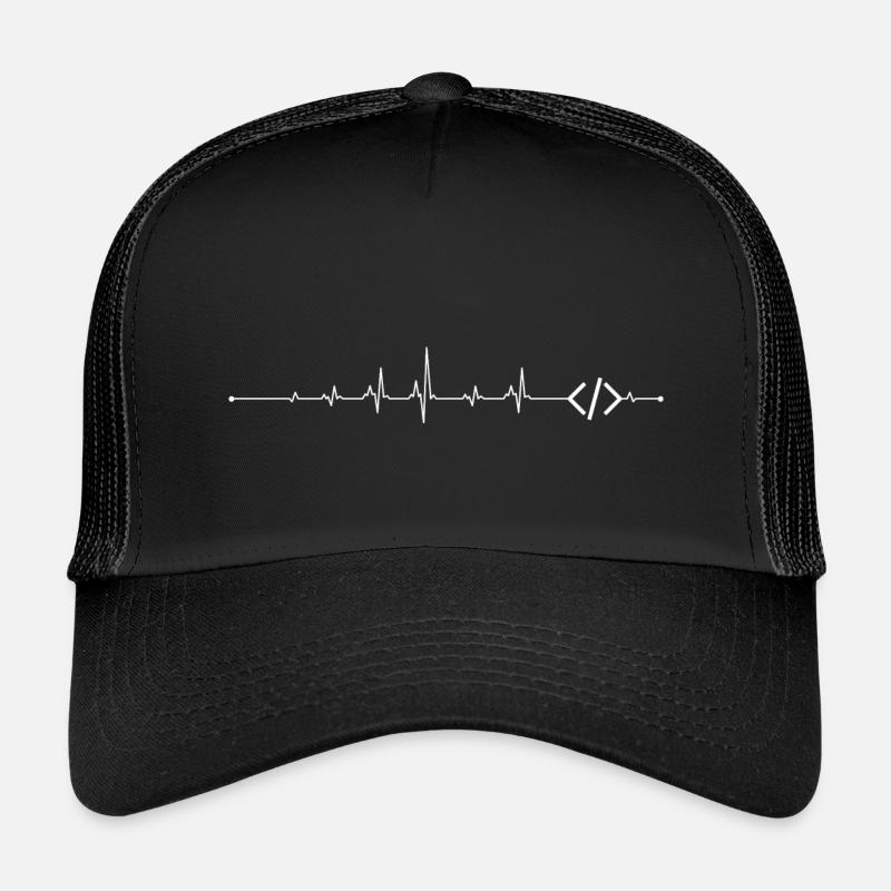 Bitte geben Sie ein Designbild an - Kinder Trucker-Cap - Schwarz/Schwarz