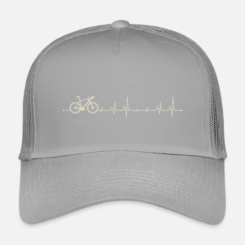 Graphique du rythme cardiaque du pouls du vélo Casquette trucker enfant