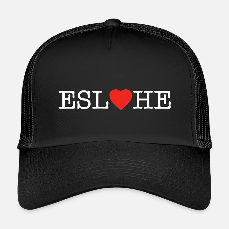 Eslohe - Kinder Trucker-Cap - Schwarz/Schwarz