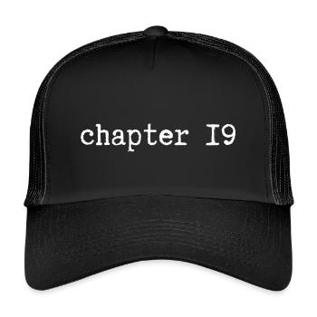 chapter 19 Birthday - Kids’ Trucker Cap - black/black - Front