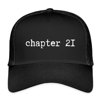 chapter 21 Birthday - Kids’ Trucker Cap - black/black - Front