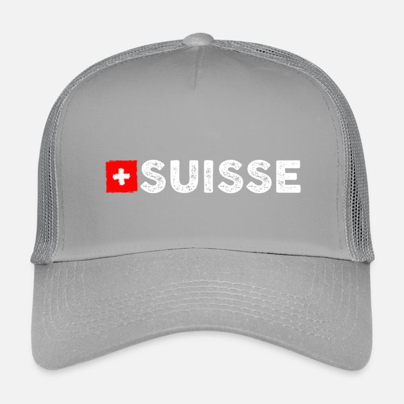 Drapeau suisse Casquette trucker enfant