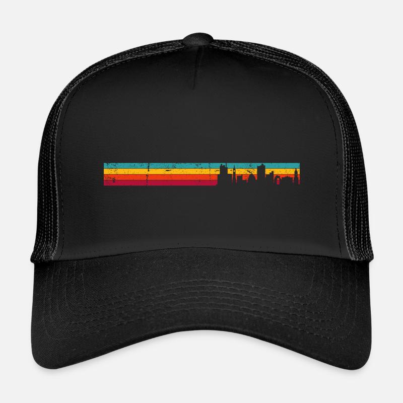 Dämmerung Regenbogen Skyline Kinder Trucker-Cap