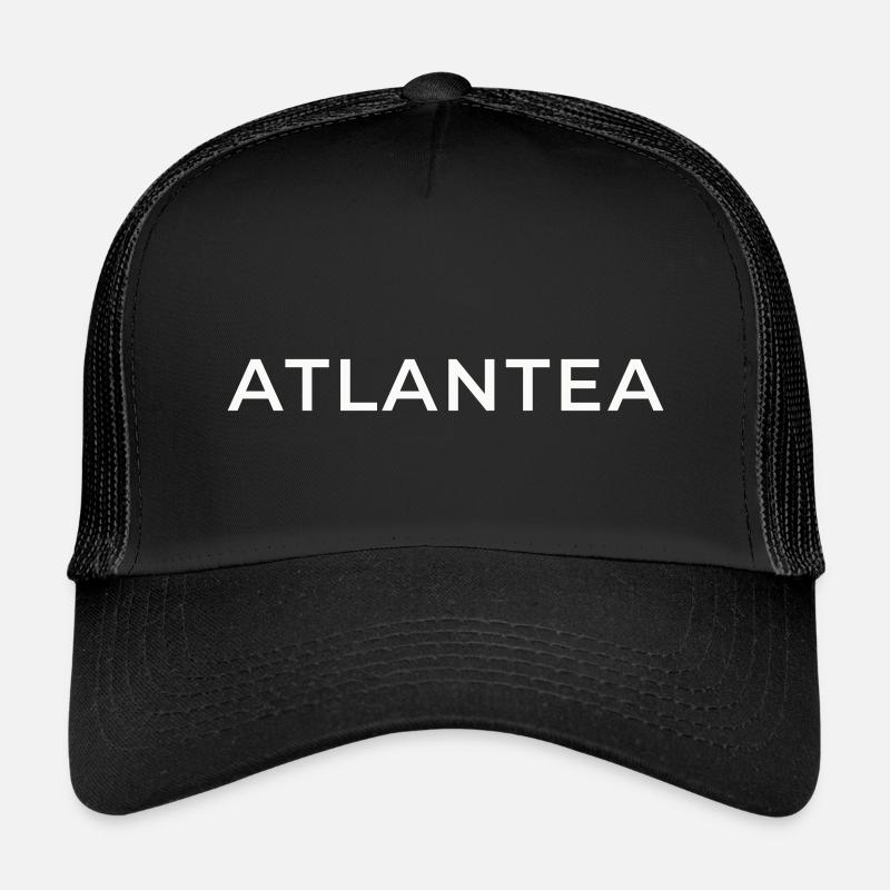 ATLANTEA – Atlantischer Lebensstil - Kinder Trucker-Cap - Schwarz/Schwarz