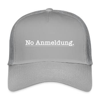 No Anmeldung Berliner Wohnungsmarkt Housing Crisis - Kinder Trucker-Cap - Hellgrau - Vorne