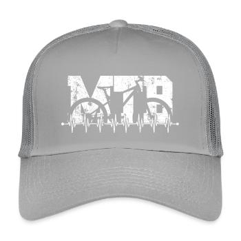 CyclePulse Rider - Kids’ Trucker Cap - light grey - Front