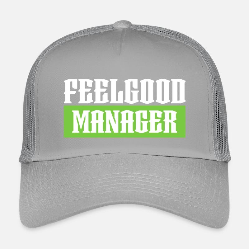 Feelgood manager tshirt vert noir Casquette trucker enfant