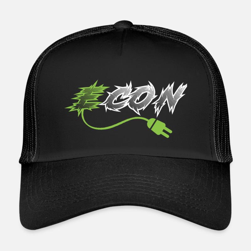 ICON ECON - Kinder Trucker-Cap - Schwarz/Schwarz