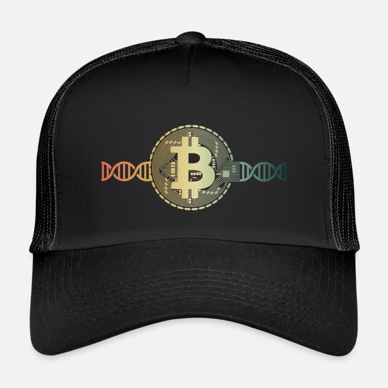 Bitcoin dans le sang Crypto-monnaie ADN DNS Casquette trucker enfant