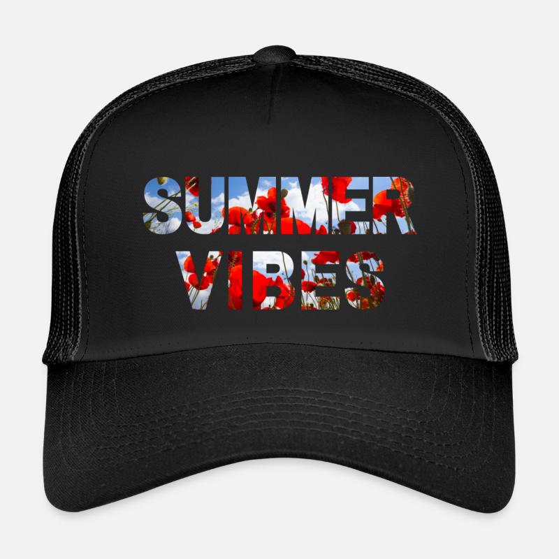 Ambiance estivale Coquelicot Casquette trucker enfant