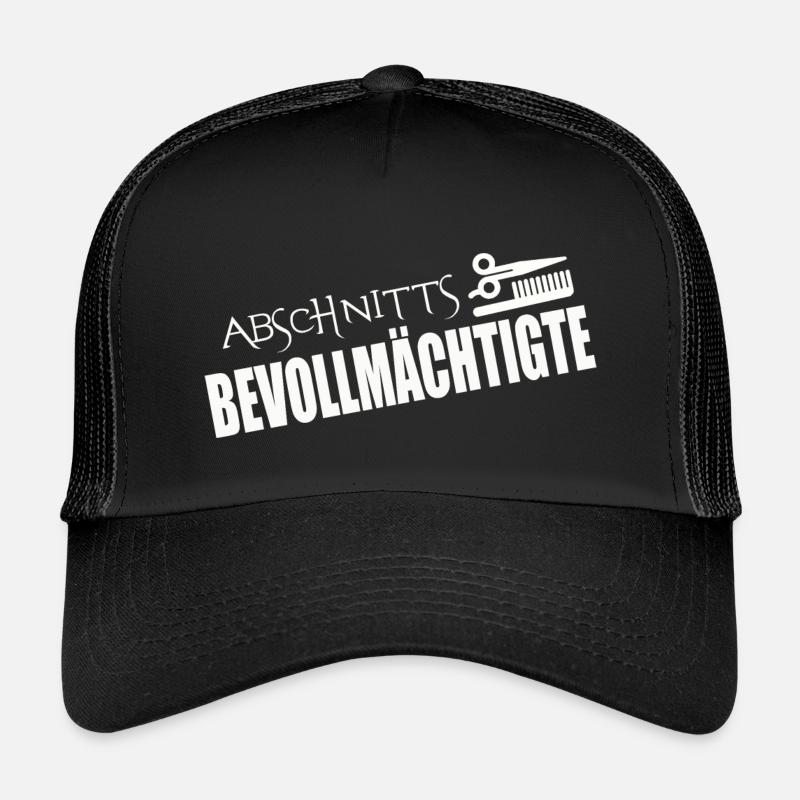 ABSCHNITTSBEVOLLMÄCHTIGTE - Kinder Trucker-Cap - Schwarz/Schwarz