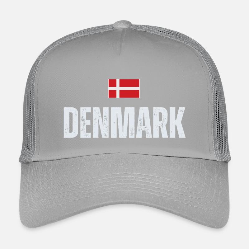 Drapeau du Danemark, fier danois Casquette trucker enfant