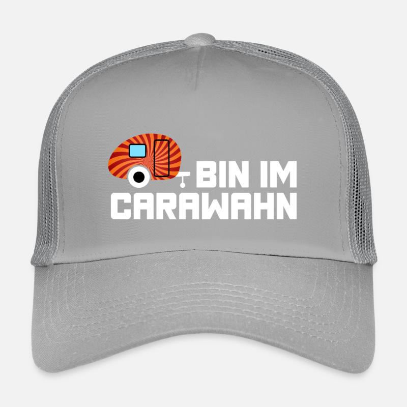Caravan Wohnwagen Wahnsinn Camping coole Sprüche Kinder Trucker-Cap