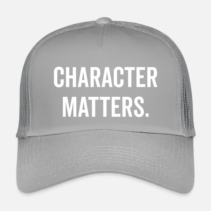 Le caractère compte Casquette trucker enfant