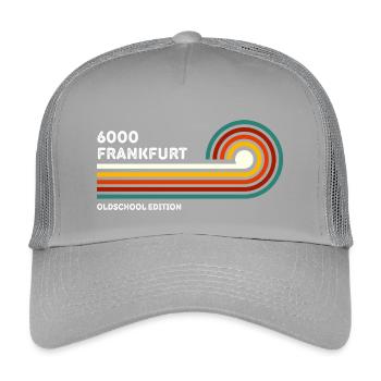 Francfort Chemise Rétro 6000 Code Postal Vintage 70s 80s - Casquette trucker enfant - gris clair - Devant