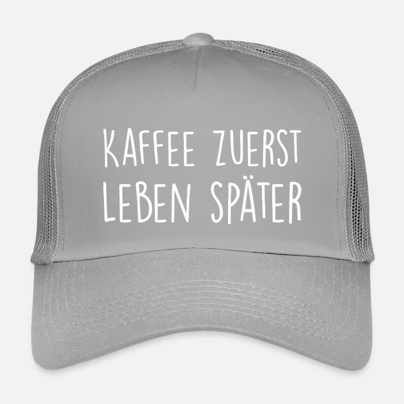 Kaffee zuerst, Leben später Kinder Trucker-Cap
