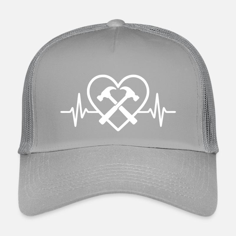 Cross Hammers Heart Handyman Craftsman Tools Kids’ Trucker Cap