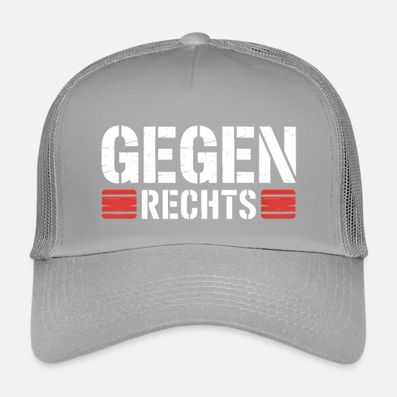 Gegen Rechts - Funny Antifa Spruch Kinder Trucker-Cap
