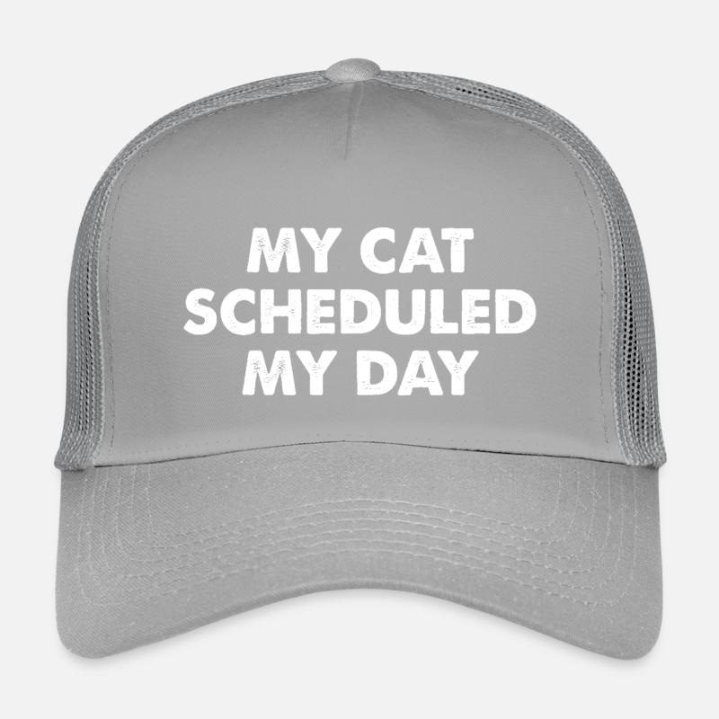 Mon chat a programmé ma journée Casquette trucker enfant