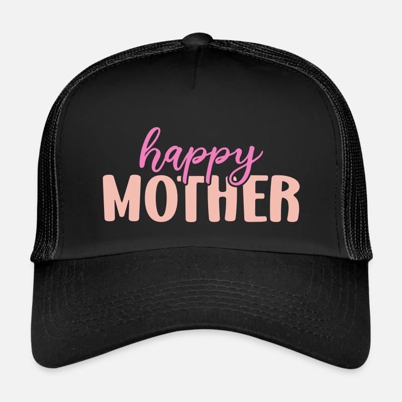 Mère heureuse Casquette trucker enfant