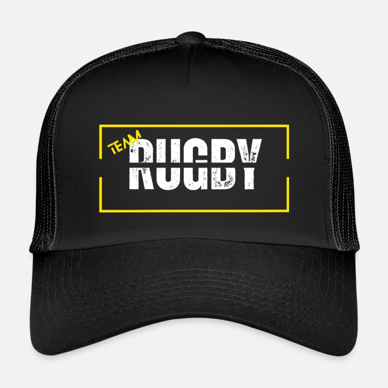 Team rugby yellow Casquette trucker enfant