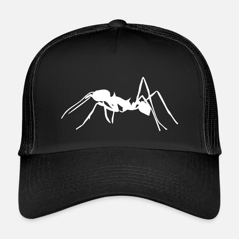 Fourmi - Casquette trucker enfant - noir/noir