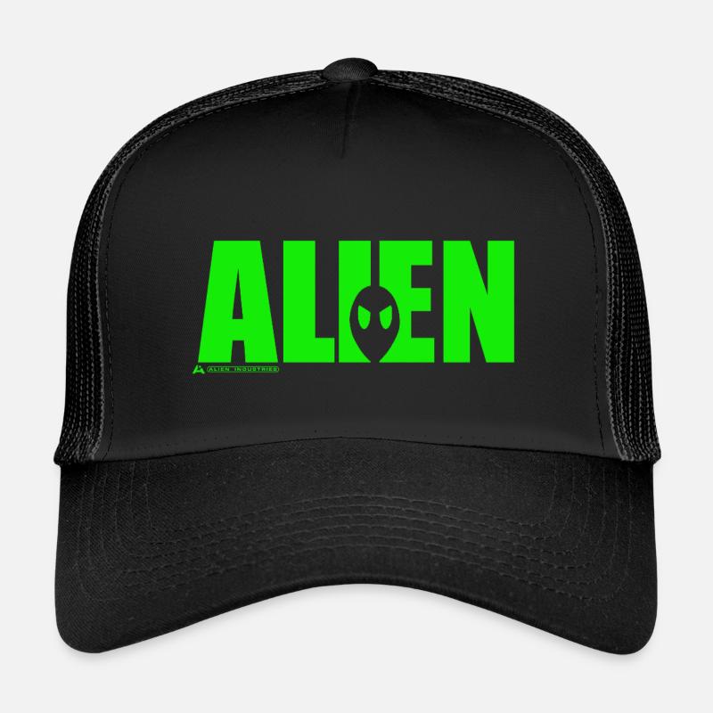 alien shadow - Kids’ Trucker Cap - black/black