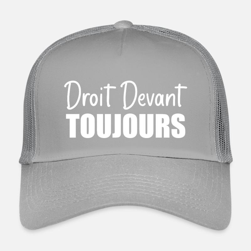 Droit devant, toujours. Casquette trucker enfant