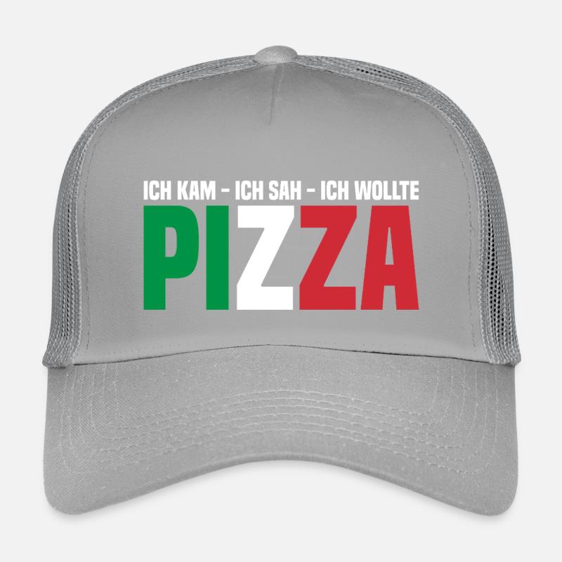 Eating pizza Kids’ Trucker Cap