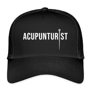 TCM Specialist Precision Healing Arts Authority  - Kids’ Trucker Cap - black/black - Front