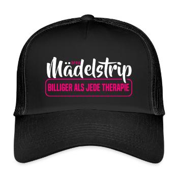 Girls' Trip 2026 Girls' Trip Girls' Tour Girls' Trip - Kids’ Trucker Cap - black/black - Front