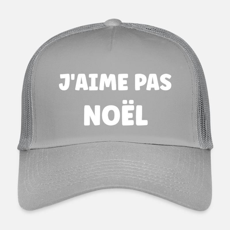 J'aime pas Noël Casquette trucker enfant