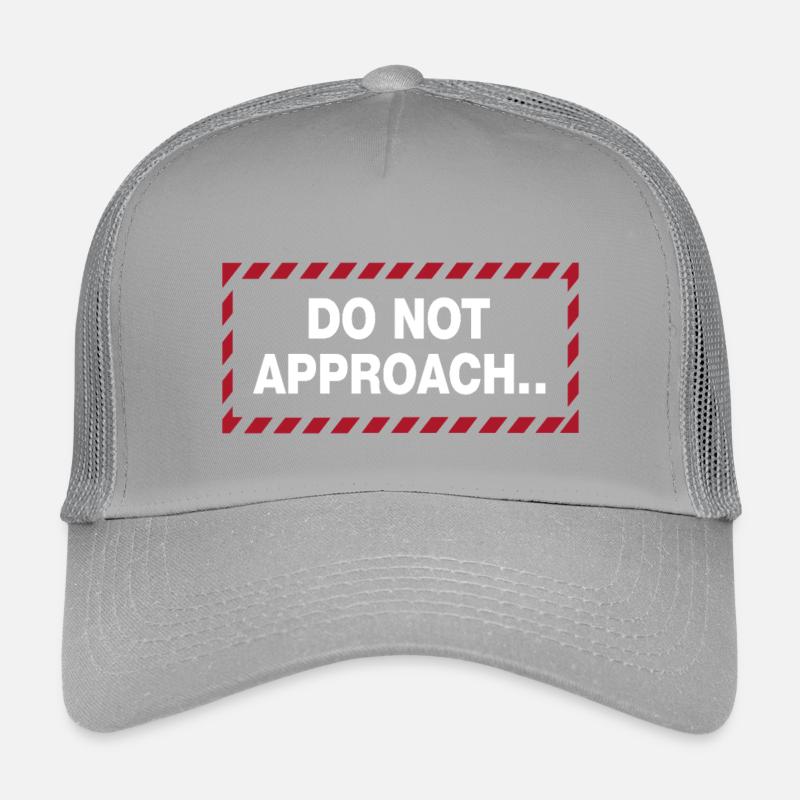 Do Not Approach Warning Distance Statement Kids’ Trucker Cap