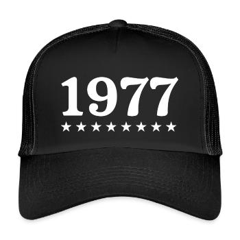 1977 Limited Edition 1977 Retro 1977 - Kinder Trucker-Cap - Schwarz/Schwarz - Vorne